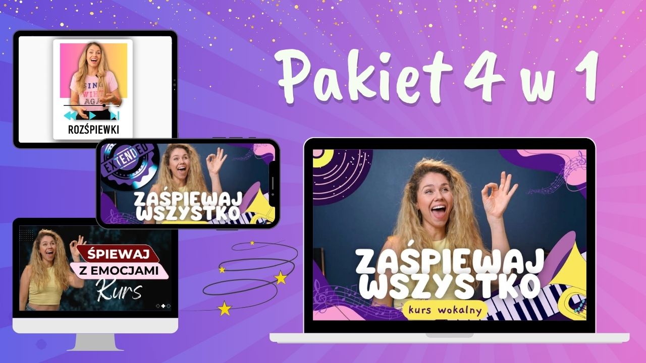 Kursy Wokalne - Pakiet Rozszerzony