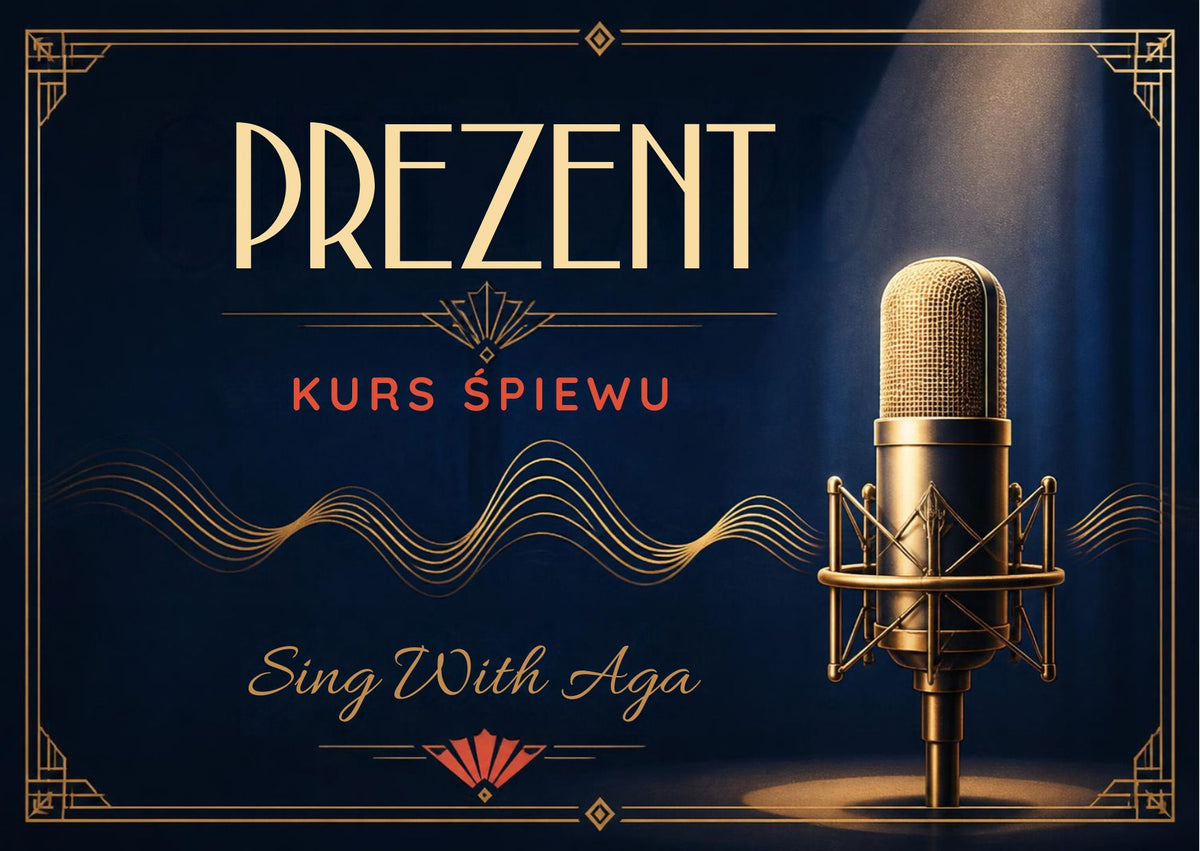 Karta Podarunkowa na Kurs Wokalny