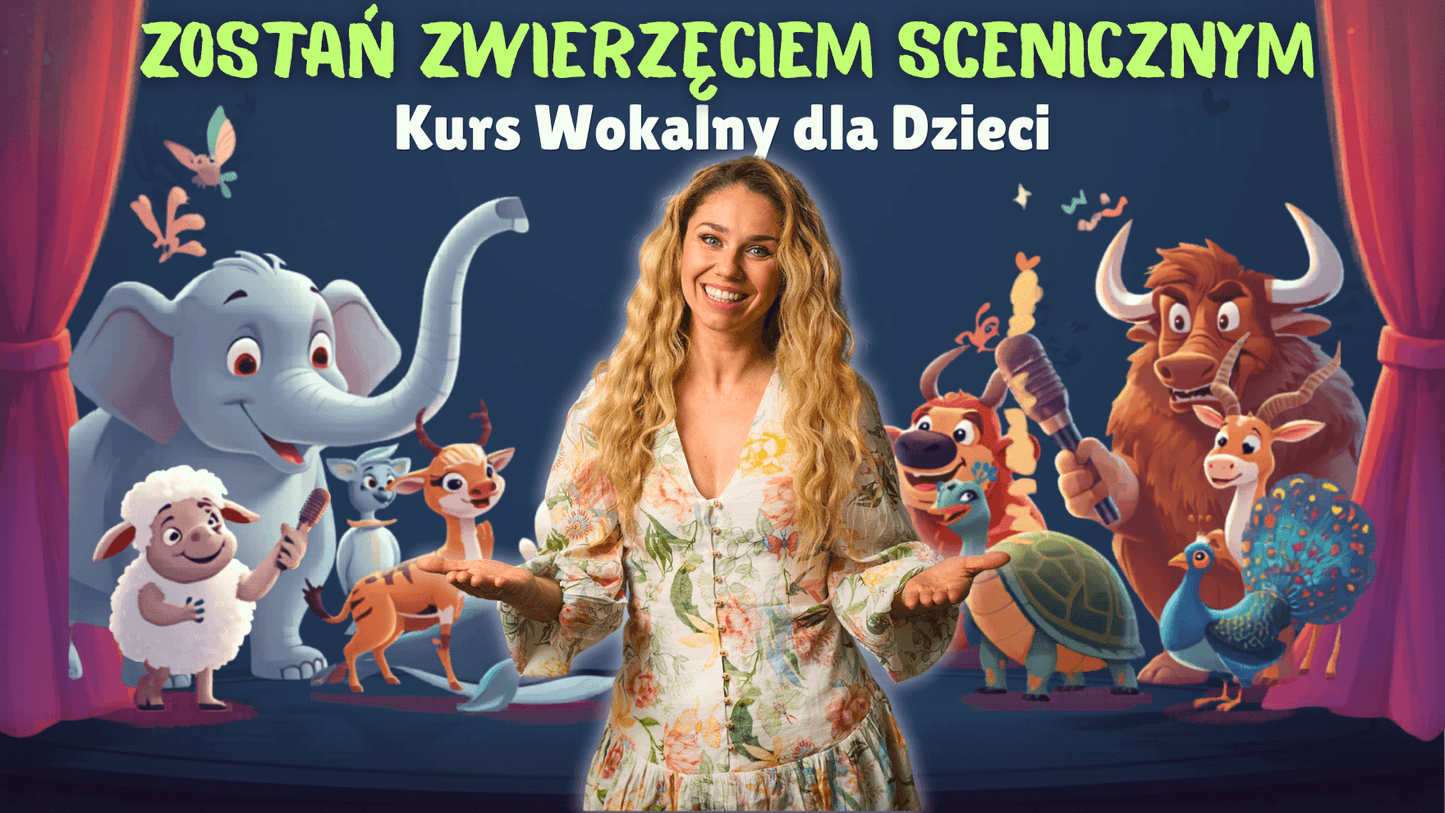 Kurs Wokalny dla Dzieci - Zwierzę Sceniczne
