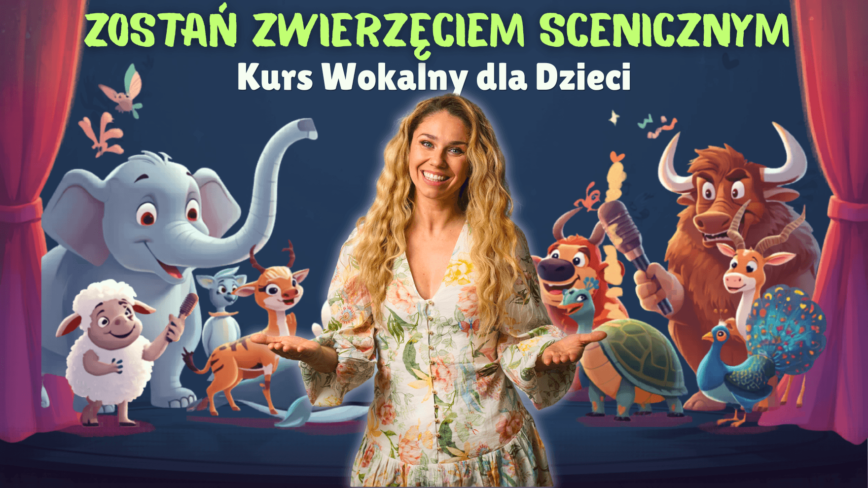 Zostań Zwierzęciem Scenicznym - Kurs Wokalny dla Dzieci